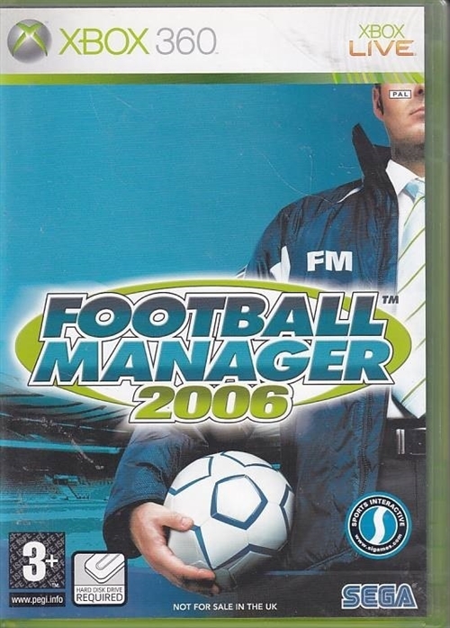 Football Manager 2006 - XBOX 360 (B Grade) (Genbrug)